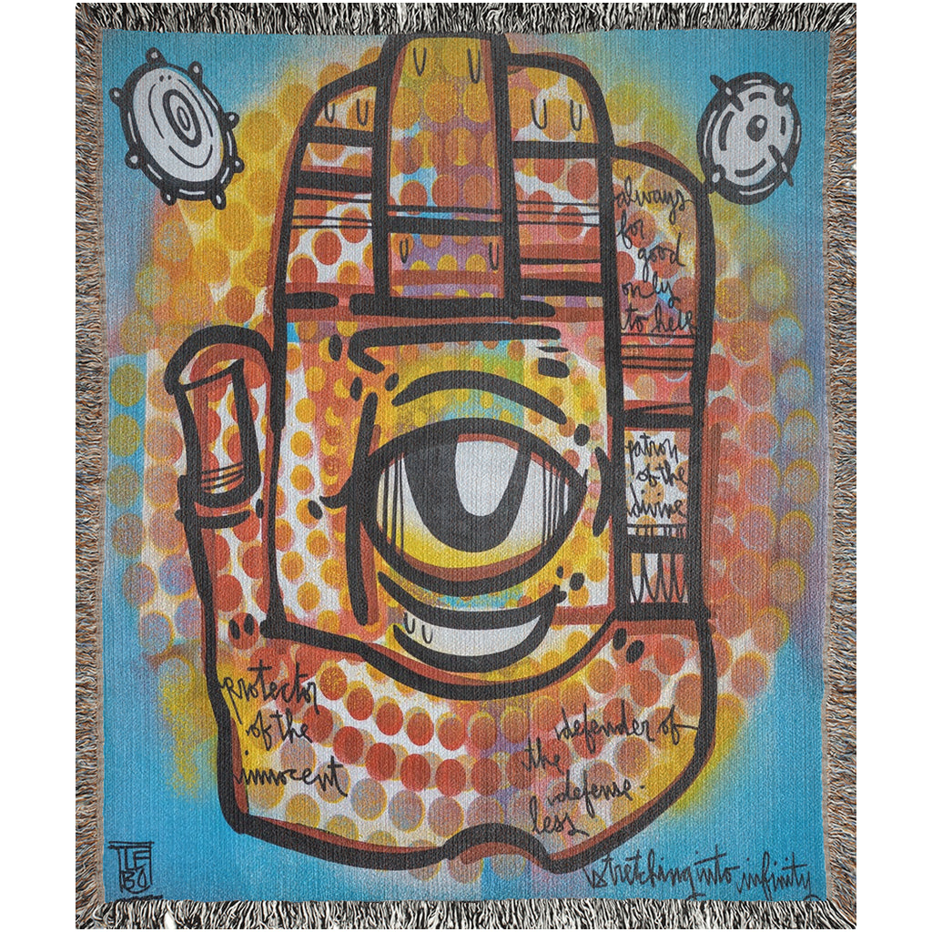 Protector of the Innocent (Guided by intuition) - Lebo Woven Blanket